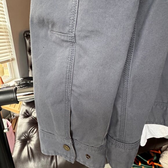 Men's L.L.Bean Utility Jacket ll bean Gunmetal Gray XXL Tall - Picture 7 of 8